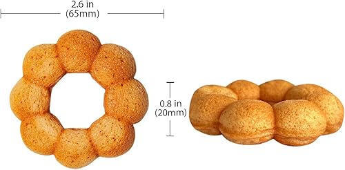 Miniatura 3 de GorillaRock Mini Donut Maker  Máquina eléctrica para hacer donas  110 V (5 figuras)