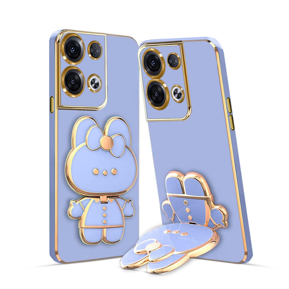 KARWAN®️ 3D Cat Back Case and Cover with Stand Compatible for Oppo Reno 8 Pro 5G| Stand and Mirror | Camera Protection | Electroplated | Folding Stand - Blue (B0CCLDVZPK) Amazon Price History, Amazon Price Tracker