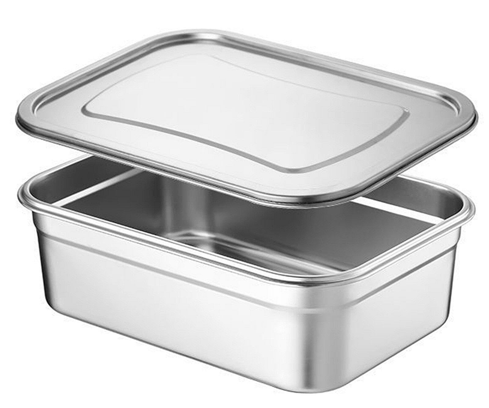 Amazon｜LONGMUN ステンレス バット 蓋付き ステンレス バット 深型