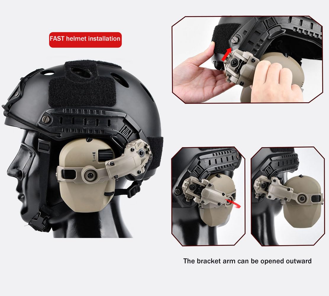 attaching arc rails to bike helmet Multi-Accessory Mount for Rail  ready performance FAST DEPLOYMENT IN THE FIELD Low Profile Rail Adapter Kit