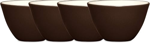 Noritake Colorwave - Juego de 4 cuencos (4 pulgadas, color mostaza)