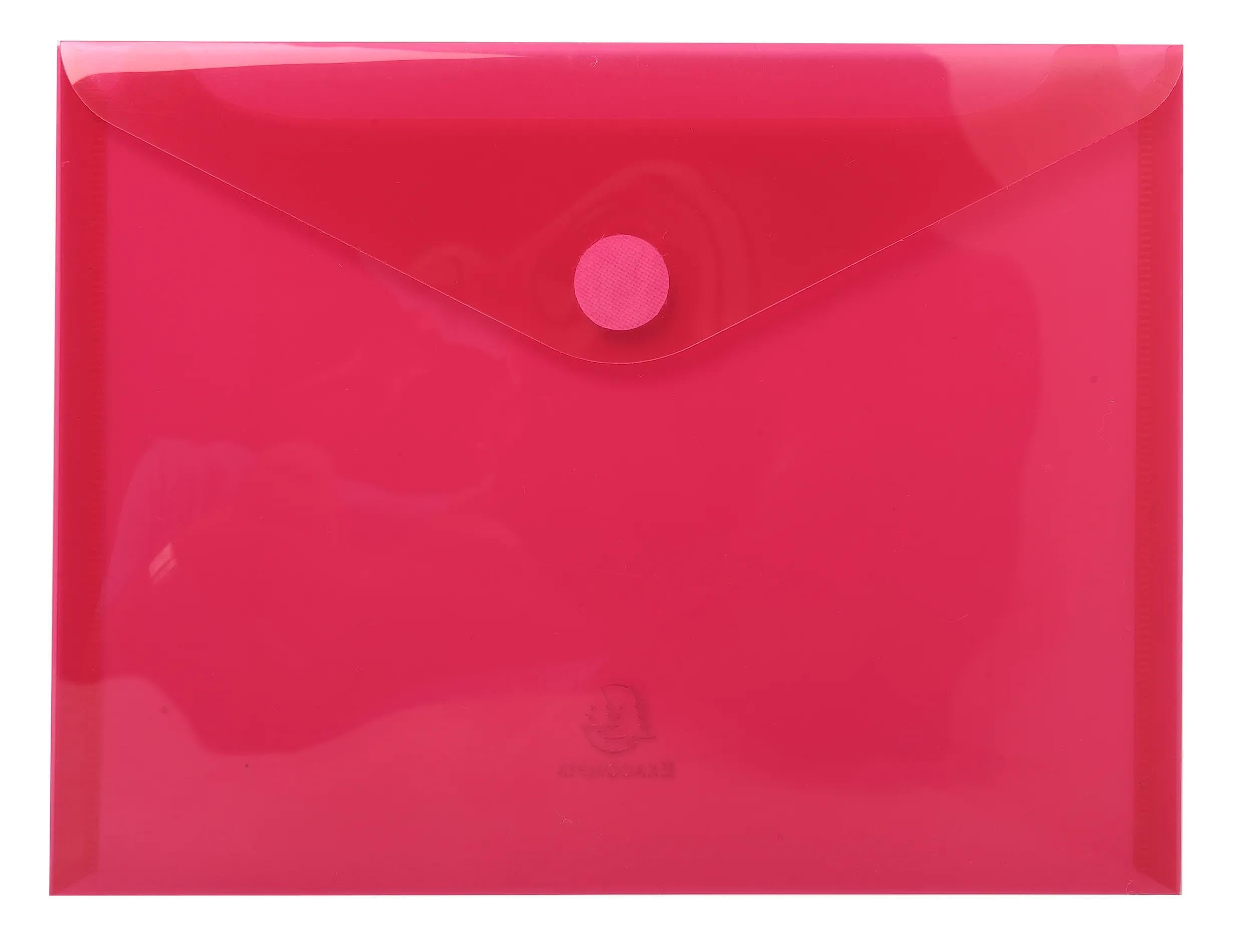 Exacompta, Ref 56720E, Box of 50 mini envelopes with Velcro Closure and Flap, Made of Soft PP, Pocket Size: 24 x 18 cm - Image 2
