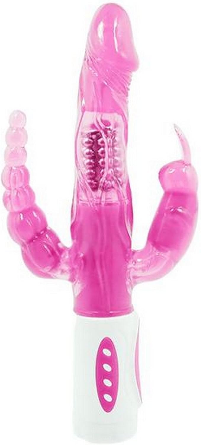 Vibrador Rabbit Triple Placer Longitud total: 22,3 cm ...