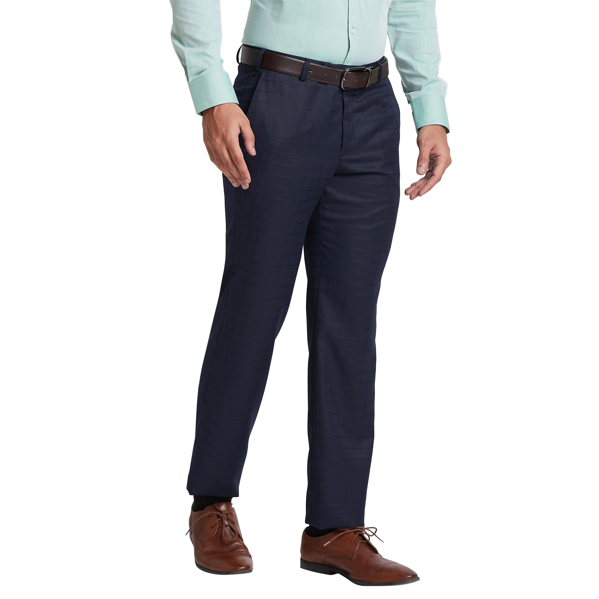 park avenue Men Mid Rise Regular Fit Casual Pants-picture-21
