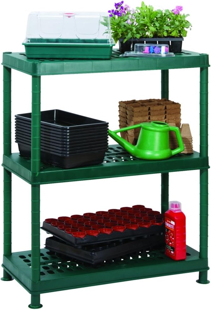 Garland Self Assembly Greenhouse Ventilated Plastic Shelving #G08143GR