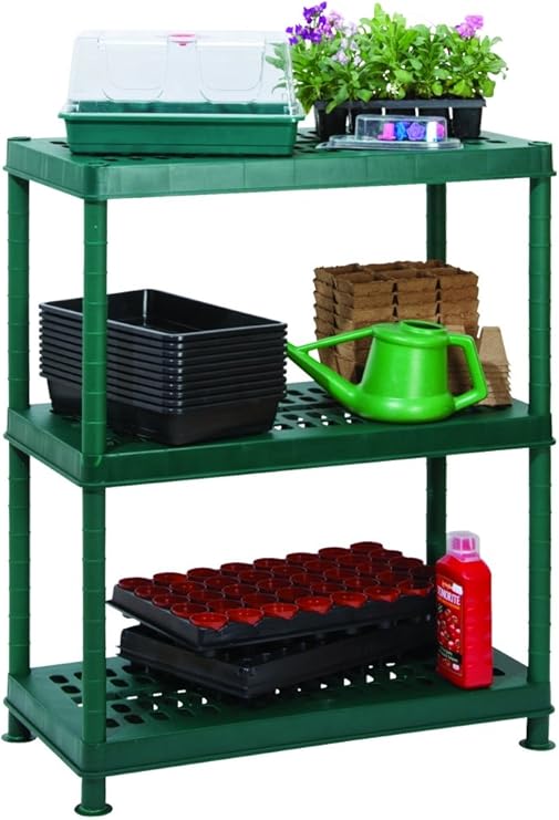 Garland Self Assembly Greenhouse Ventilated Plastic Shelving #G08143GR ...