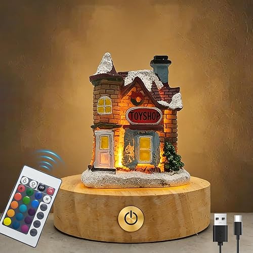 Miniatura 11 de Luz nocturna para Navidad, pequeñas lámparas de mesa decorativas con control remoto, regalo para niños y niñas adolescentes, dormitorio, sala de