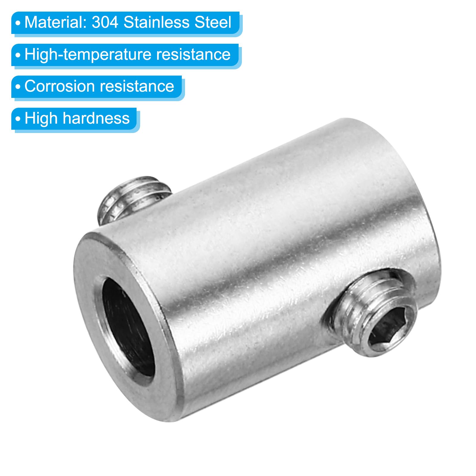 8 Morsetti Per Cavi PATIKIL In Acciaio Inox 304, Diametro 34 Mm, Con Gomma Ammortizzante, A Forma Di P, Per Fissaggio Tubi E Fili