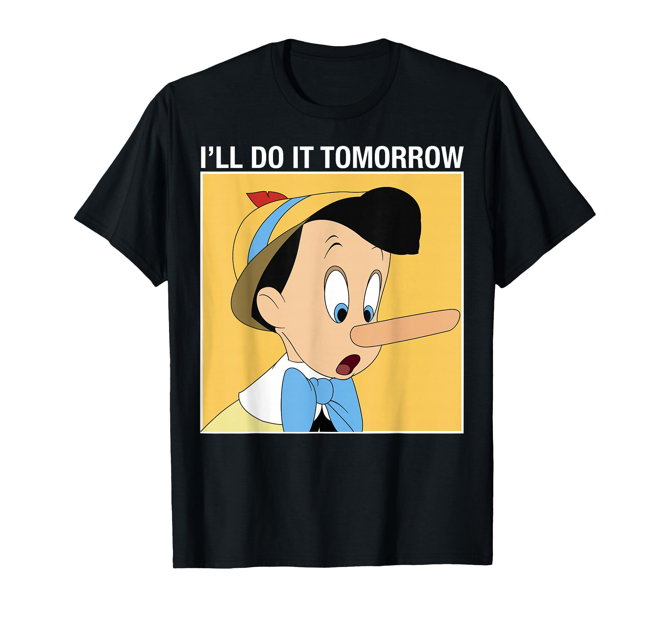 Pinocchio I'll Do It Tomorrow T-Shirt