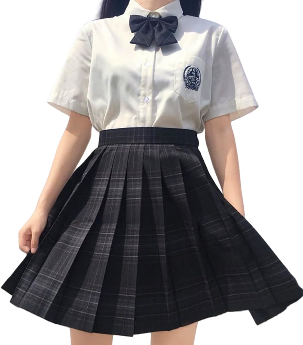 Cossa 女子高校生制服セット Amazon.co.jp: [COSSA] 制服 スカート プリーツスカート コスプレ JK