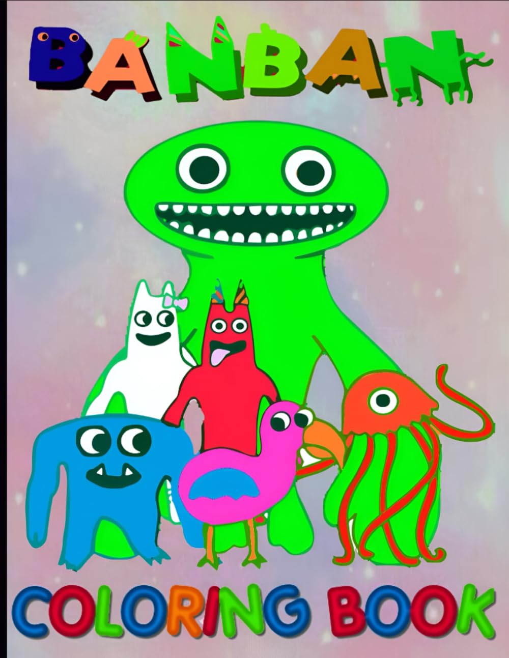 Garten coloring Book for kids: Beautifully illustrated, pages BanBan designed for kid ages 4–8