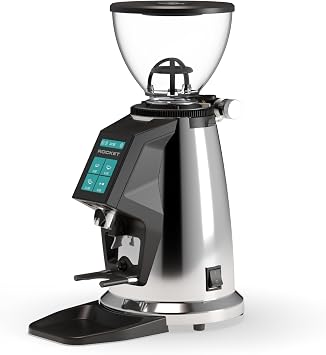 Rocket Espresso Spluga Espresso Grinder | 65mm | Programmable Dosing | Touchscreen | Chrome