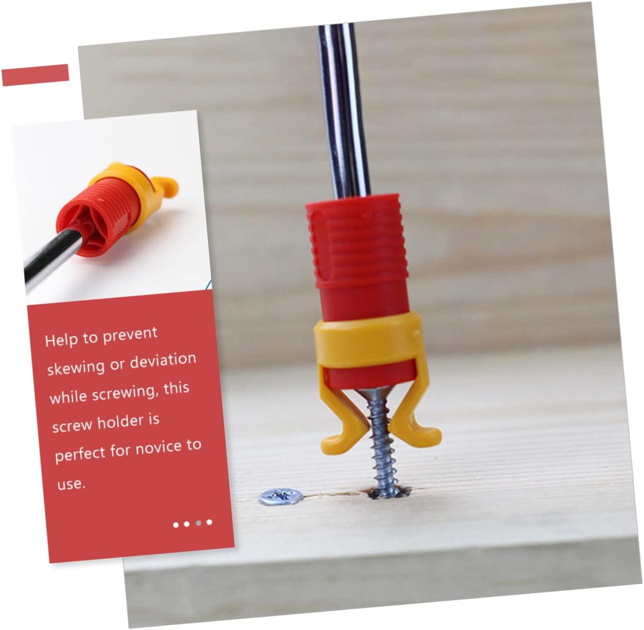5Pcs Screw Clamps Woodworking Screw Holder Tools for Efficient Screw Fixing and Improved Safety Durable Screw Clamps for Precision Work