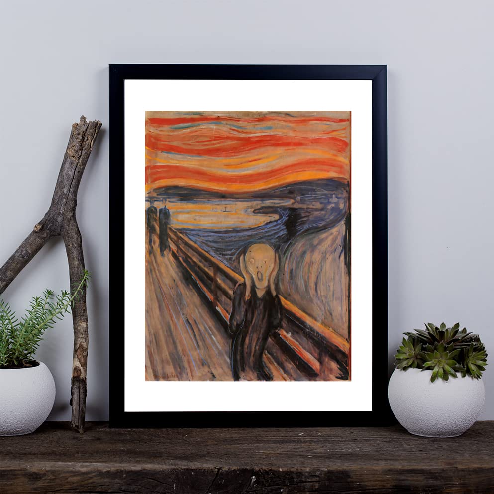 The Scream Sketch Edvard Munch impression murale, le cadeau idéal pour amateurs d'art - 3