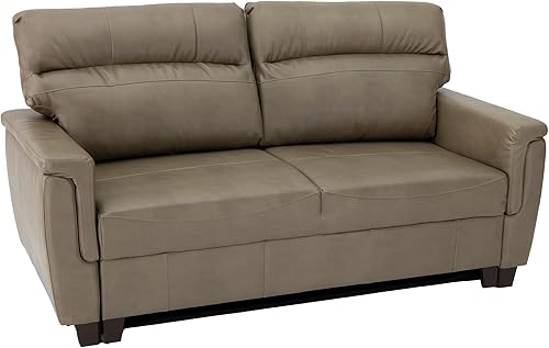 RecPro Sofá cama RV Trifold de 68 pulgadas RV Loveseat Sofá cama cama Muebles RV Sofá RV Sofá RV (Putty)