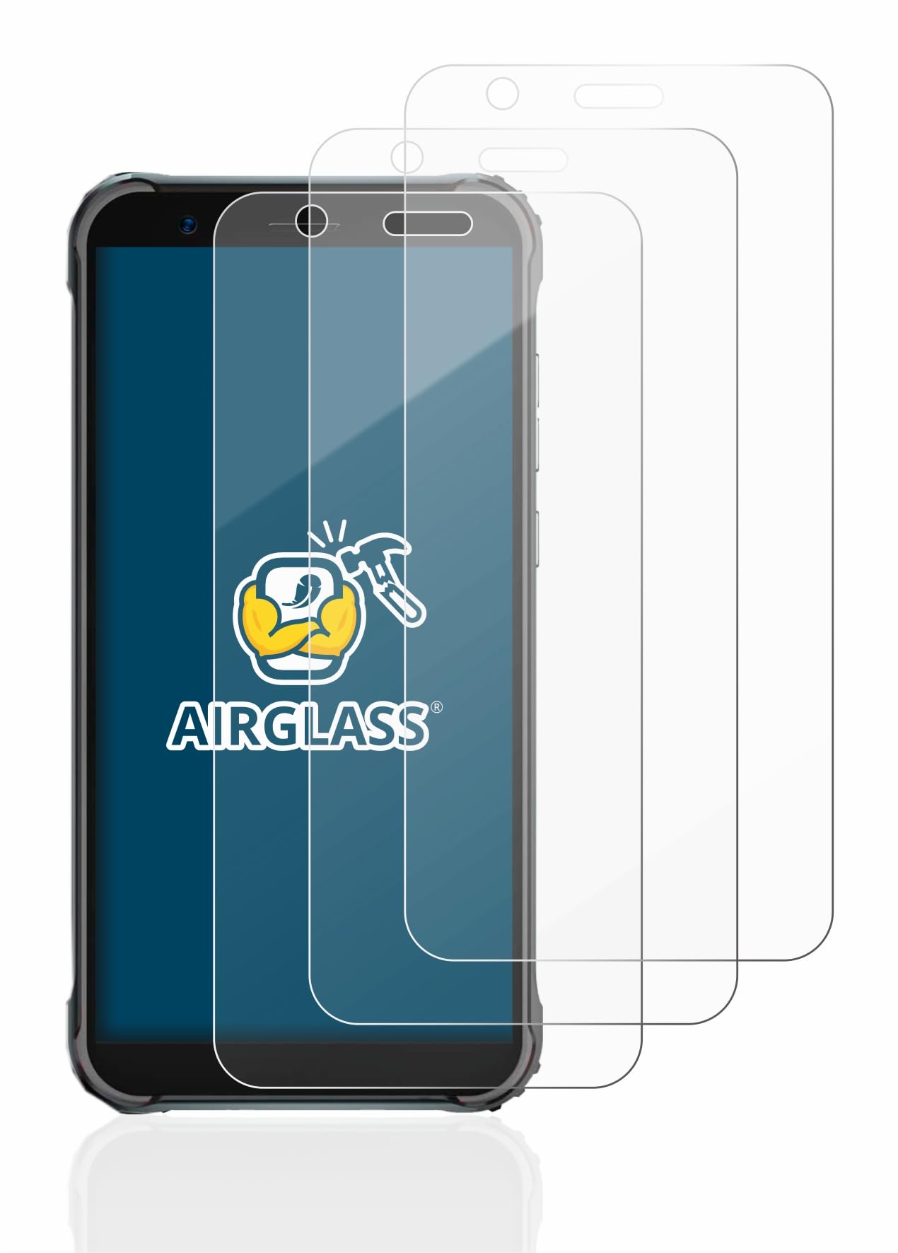 BROTECT AirGlass Vetro (3 Pezzo/i, Blackview BV4900 Pro