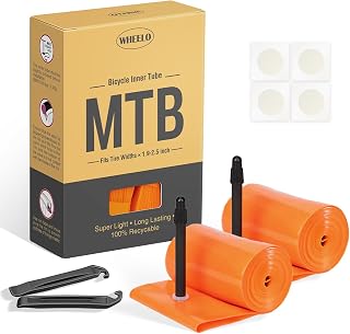 2-Pack 26/27.5/29" TPU Inner Tube, Ultralight MTB Tube with Presta Valves