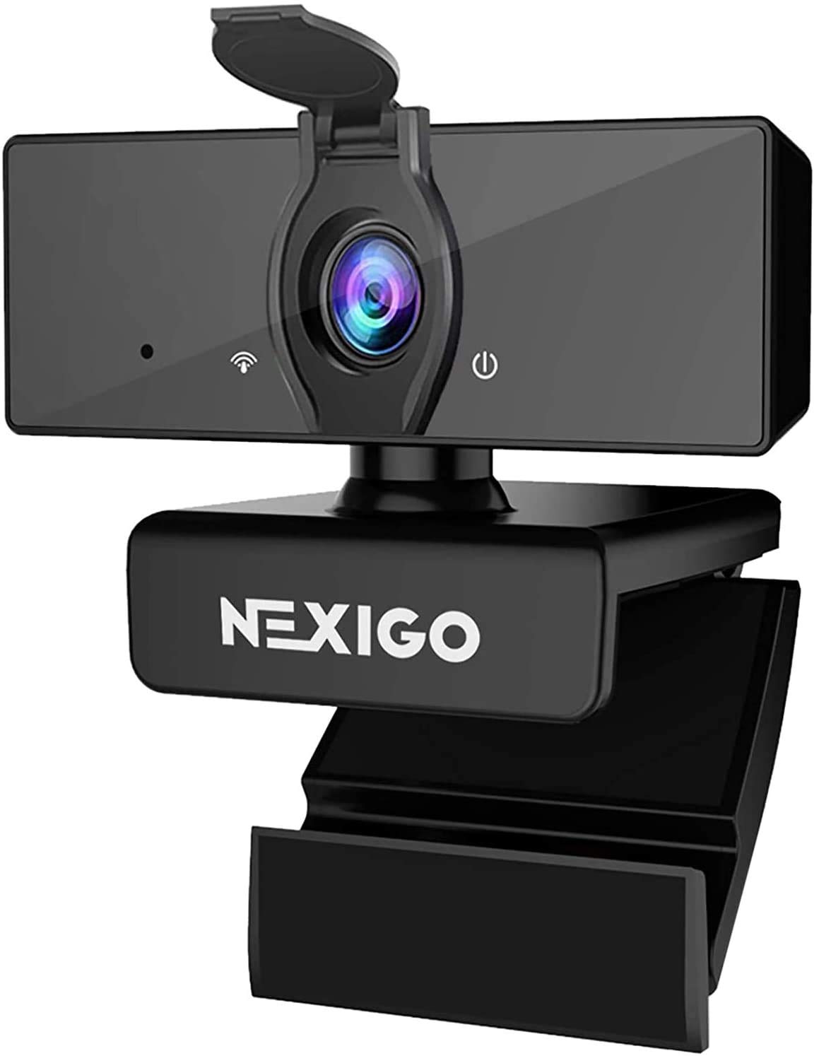 1080P Business Webcam with Dual Microphone & Privacy Cover, 2021 [Upgraded] NexiGo USB FHD Web Computer Camera, Plug and Play, for Zoom/Skype/Teams Online Teaching, Laptop MAC PC Desktop