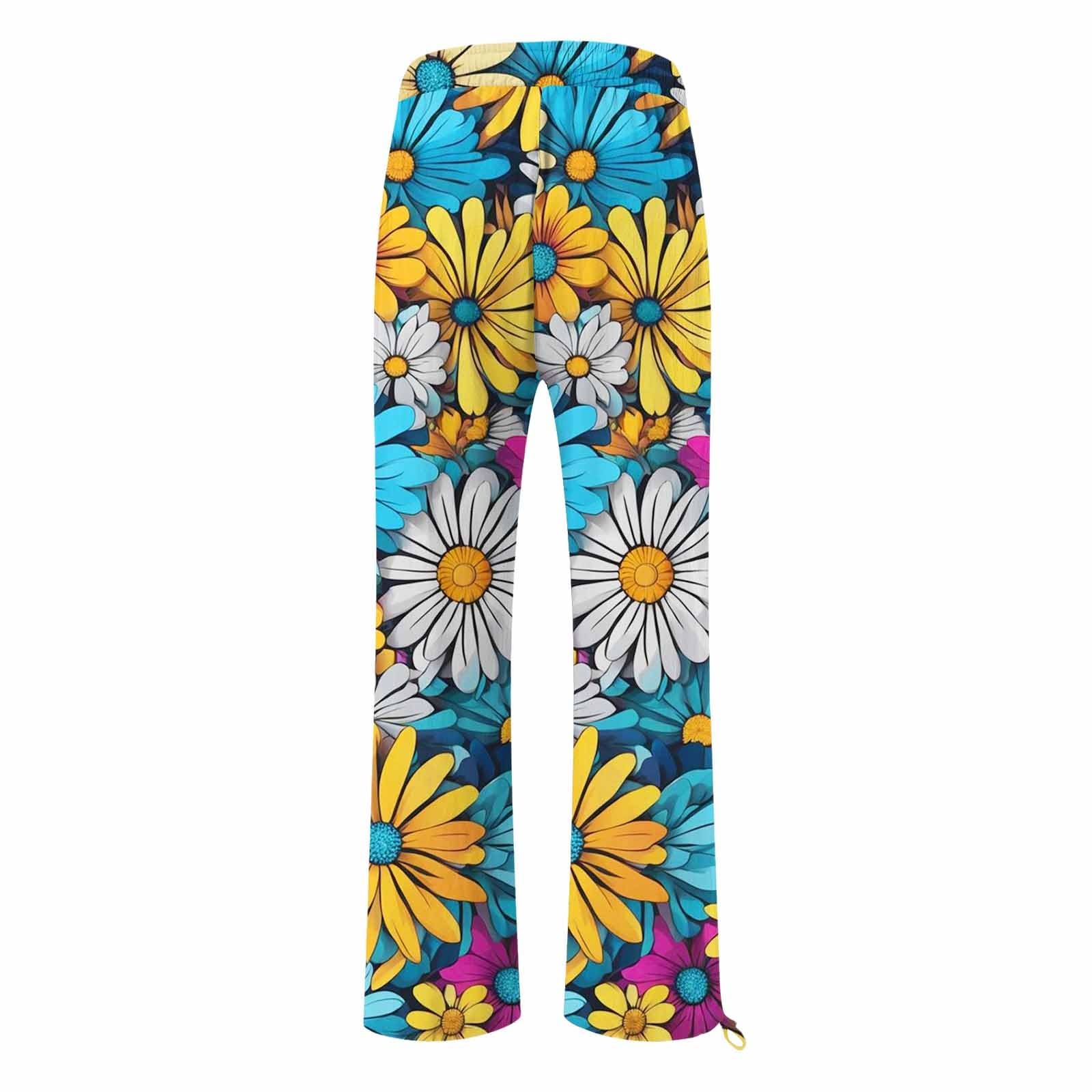 Pantalones de Mujer Pierna Ancha Casual Ligero Casual Cintura Alta Elástico