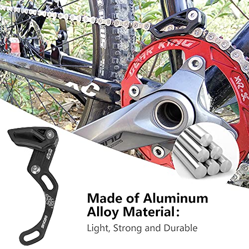 STCRERAG Kettenführung MTB Downhill Fahrrad kettenführung ISCG 05 Vorne Chain Guide Aluminiumlegierung Direct Mount Kettenblatt Kettenschutz mit 2 Schrauben 6 Unterlegscheiben für Vorderzifferblatt - Image 5