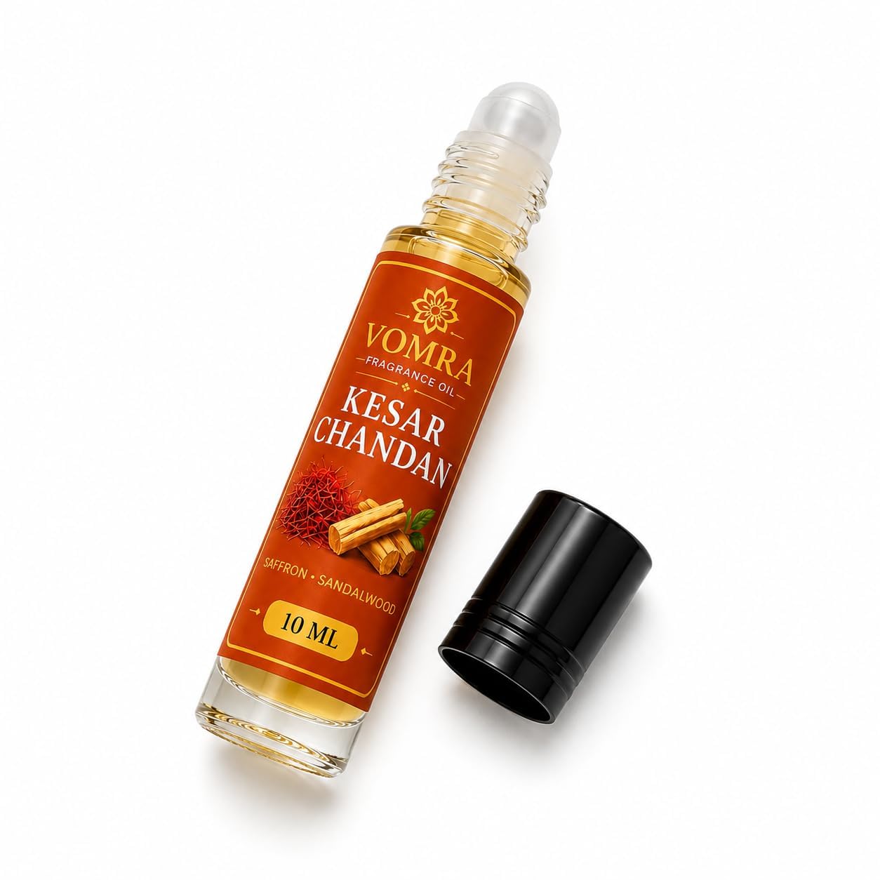 10 ML Kesar Chandan Fragrance Oil Roll On Perfume | Saffron Sandalwood Attar for Men & Women | Long Lasting Pocket Perfume for Daily Use & Gifting Arabian Fragrance for Men Women | Daily Use-image-21