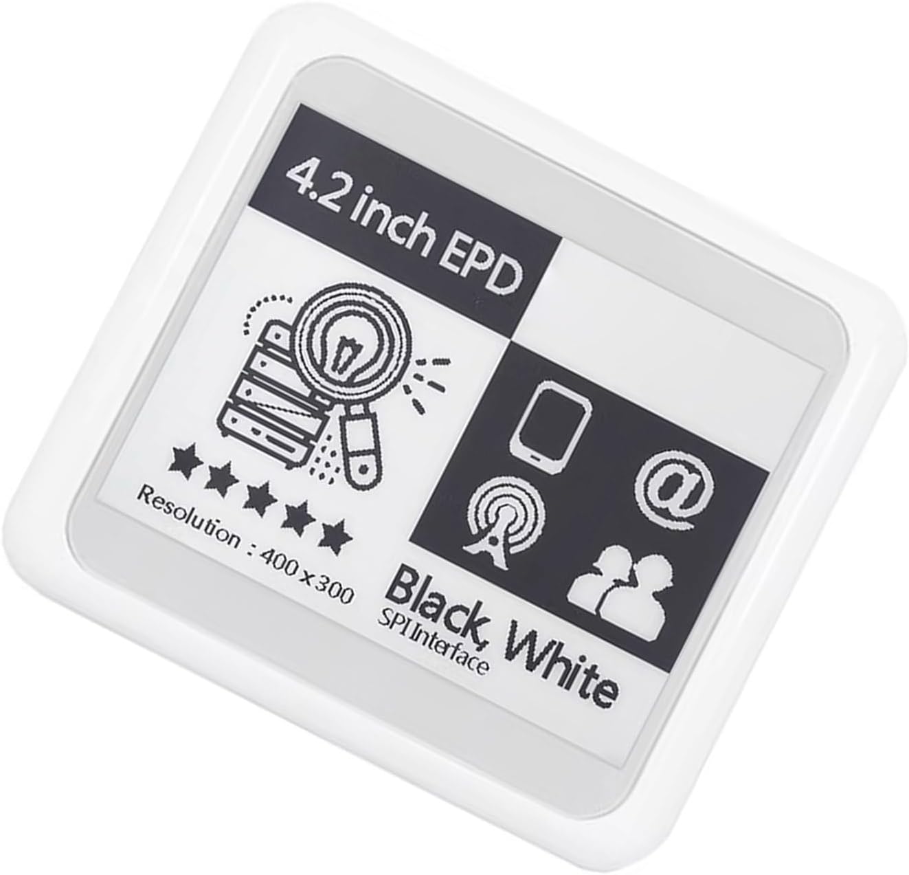 Friendly 4.2inch E Paper Display Electronic Shelf Label Without Battery Technology Sustainable Retail Solution Without Battery Label