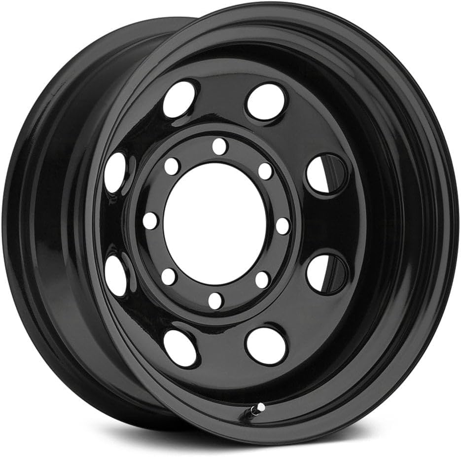 Part Synergy Replacement for 16x8 Gloss Black Wheel, 5x127 Bolt Pattern, 12mm Offset, 83mm Hub Bore, Fits Trucks and SUVs