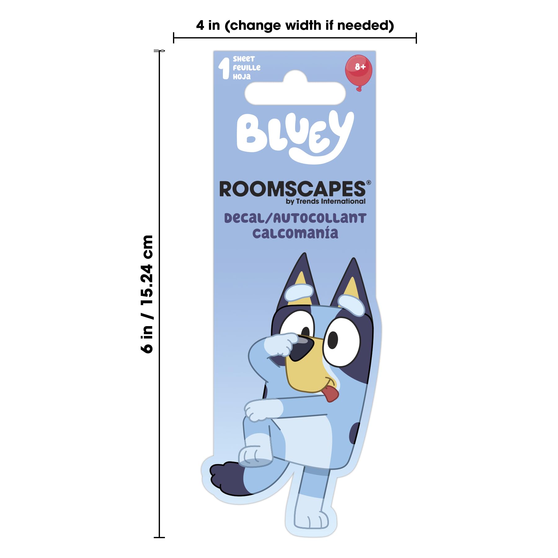 Amazon.com: Bluey Bandit & Chilli - Prismatic Die-Cut Decal - 4