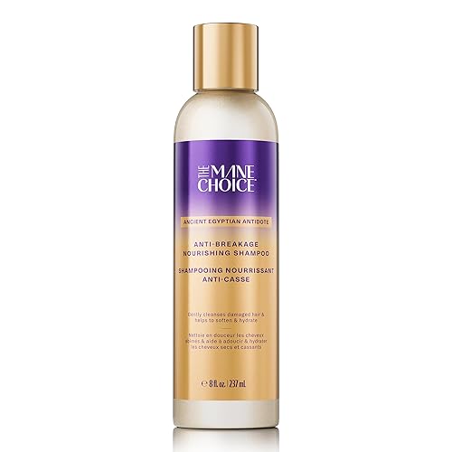 The Mane Choice Ancient Egyptian Champú antiroturas, 8 onzas, limpia, fortalece e hidrata con biotina y vitaminas, champú sin parabenos y sulfatos