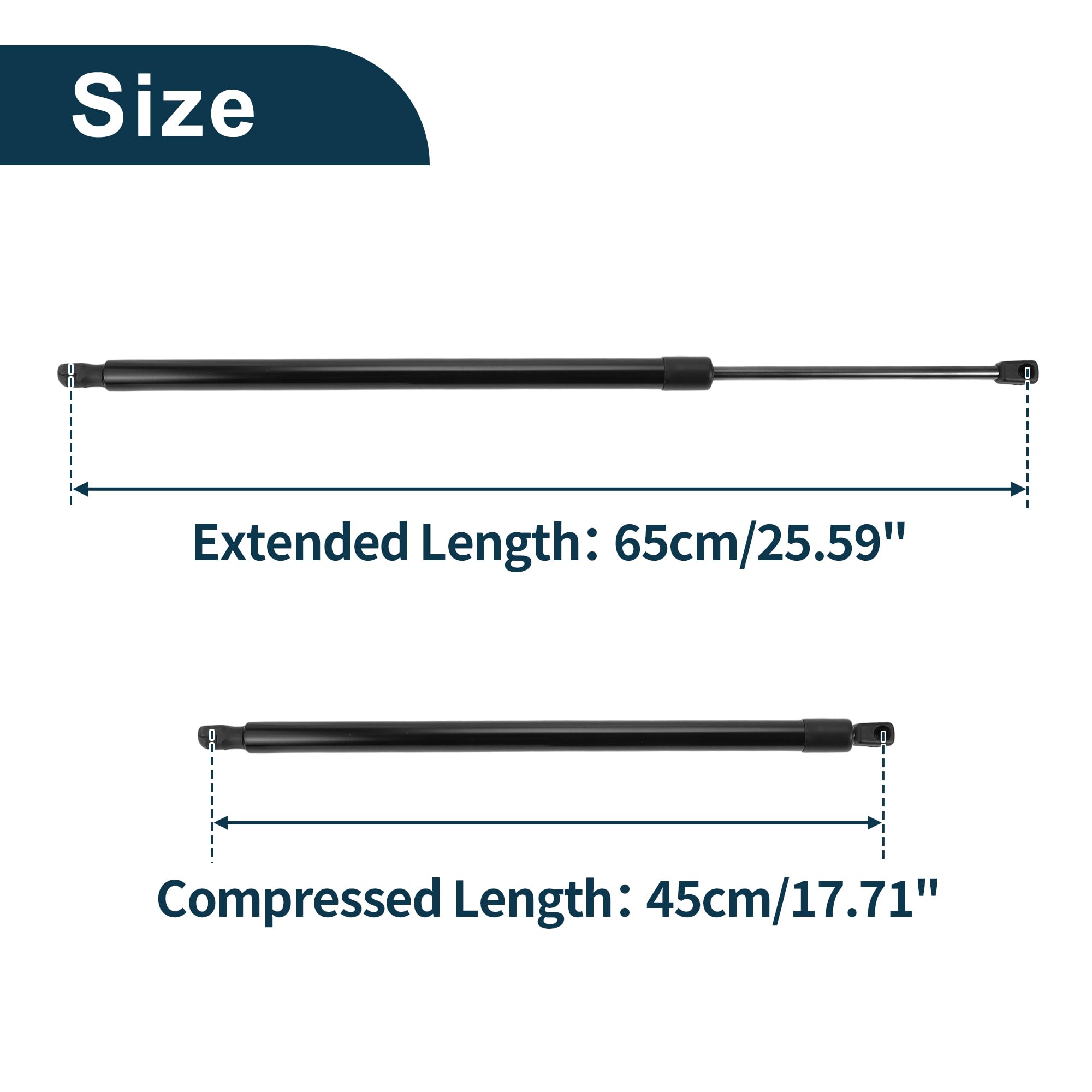 Vérins De Levage Pour Jeep Commander 2006-2010 2 Pièces