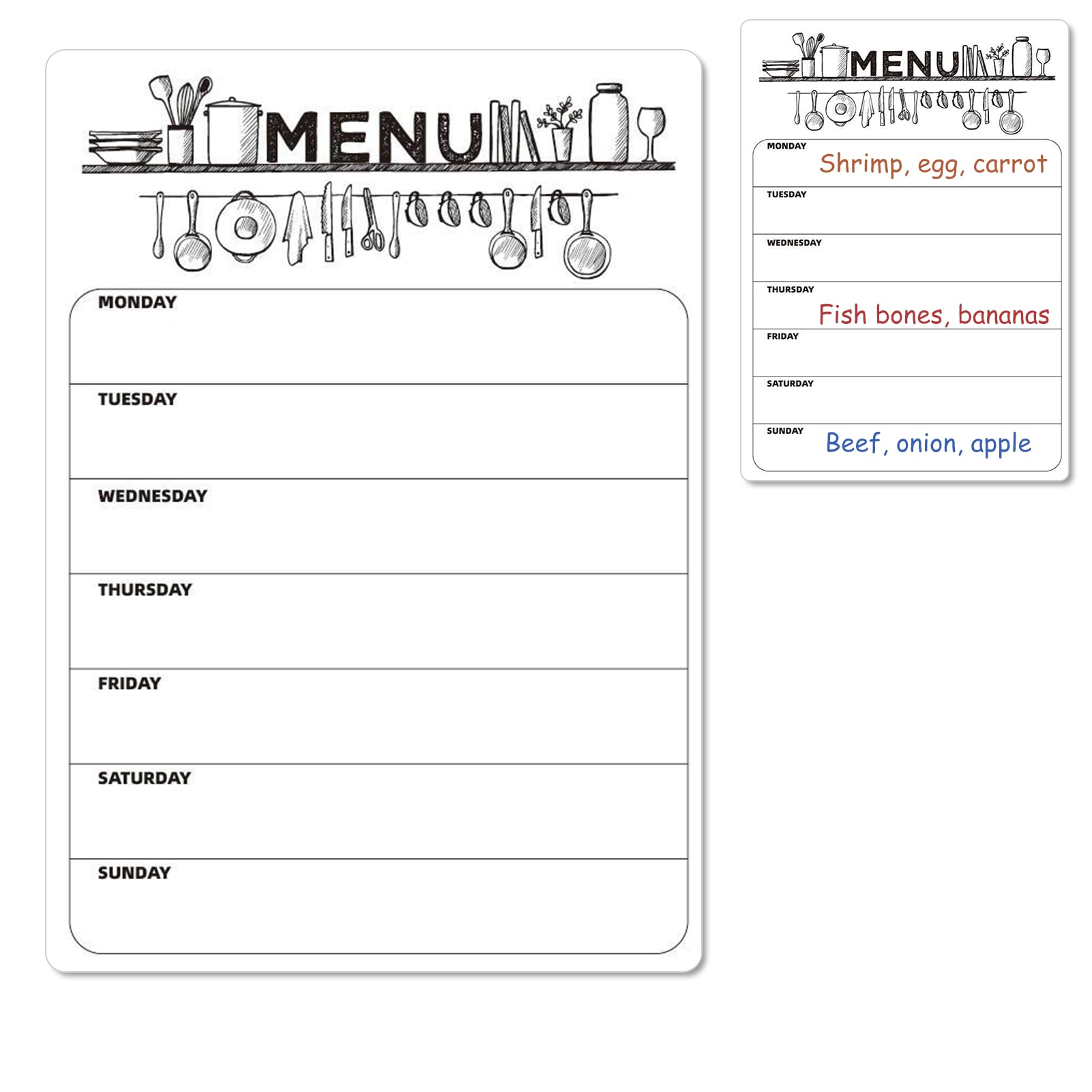 Magnetic Meal Planner