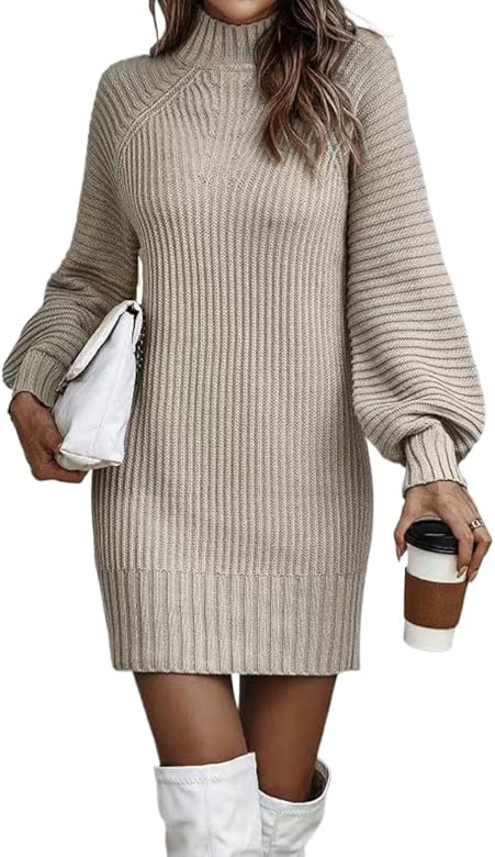 Pulloverkleid strick damen Clearance