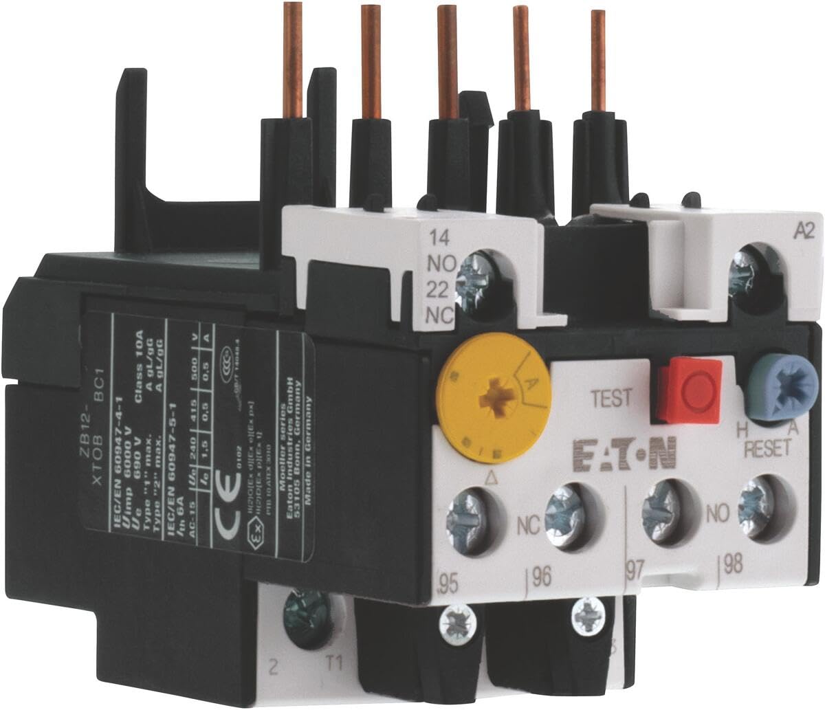 Eaton 278433 Motorschutzrelais, 0, 24-0, 4 A, 1 Schließer + 1 Öffner