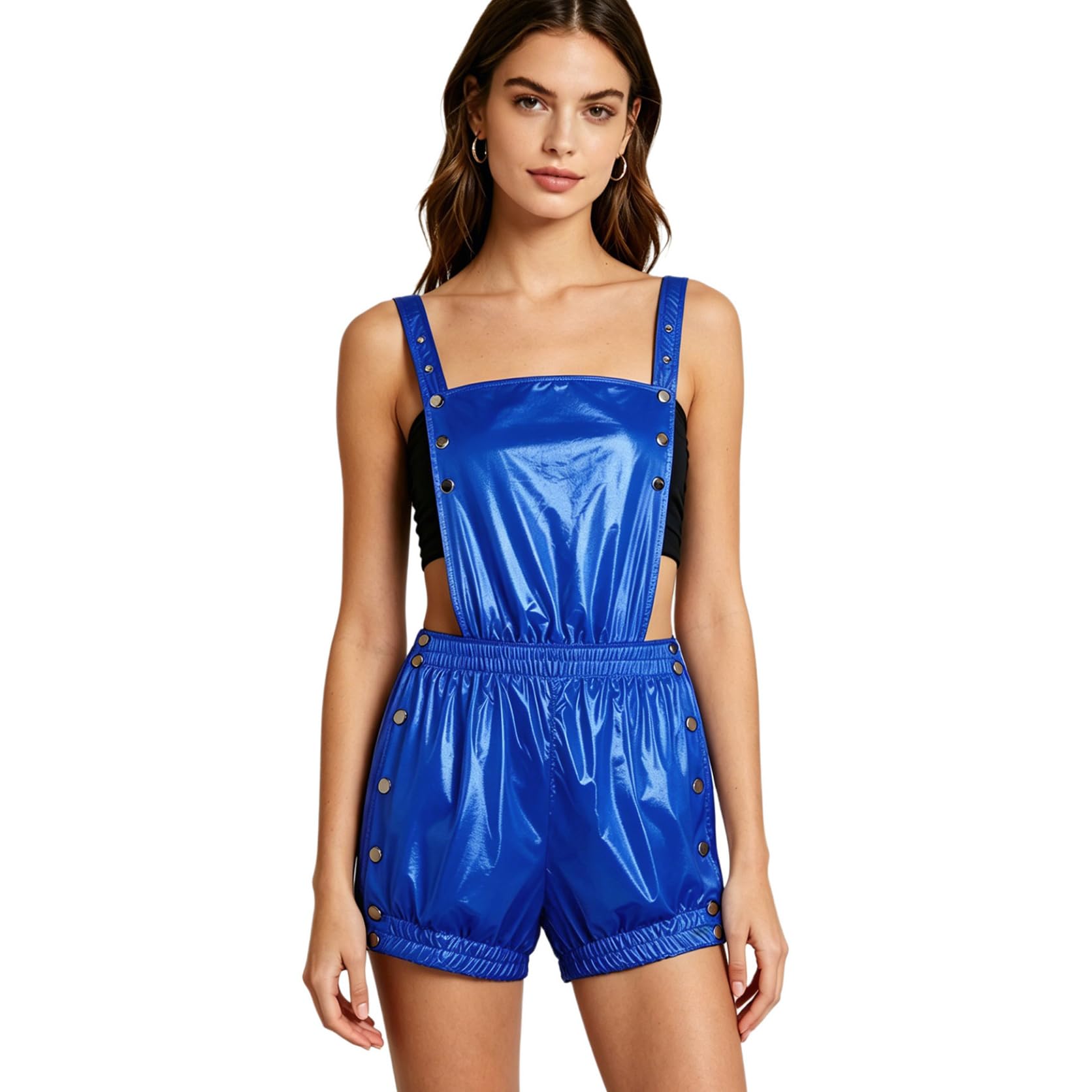 Damen Inkontinenz Bodysuit Windelhosen Latzhose Rückenfrei Teddy Wasserdichter Windelüberzug Kombianzug Inkontinenz Slip Kostüm