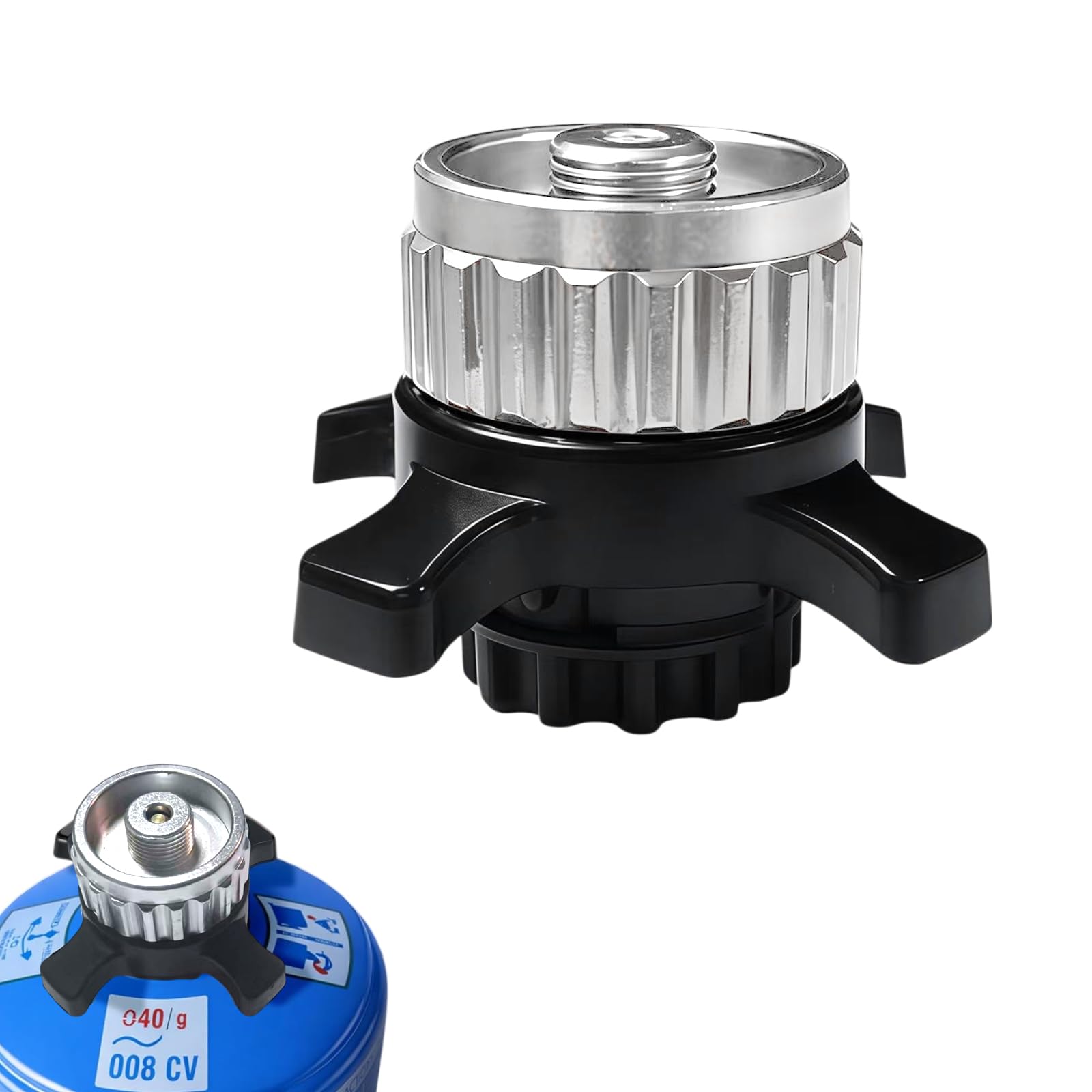 Bombona Camping Gas,Gas Camping,Adaptador de Cartucho de Gas,Compatible con Las bombonas de Gas Campingaz CV/​​Easy Clic, y Compatible con válvulas roscadas EN417,Adecuado para Picnic
