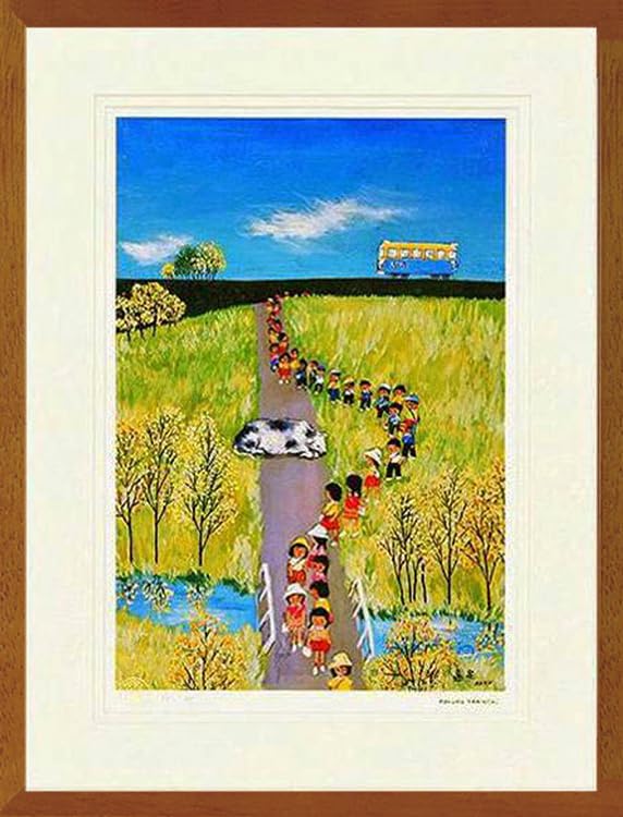 Amazon.co.jp: 絵画 谷内六郎 遠足 版画 : 谷内六郎: ホーム＆キッチン