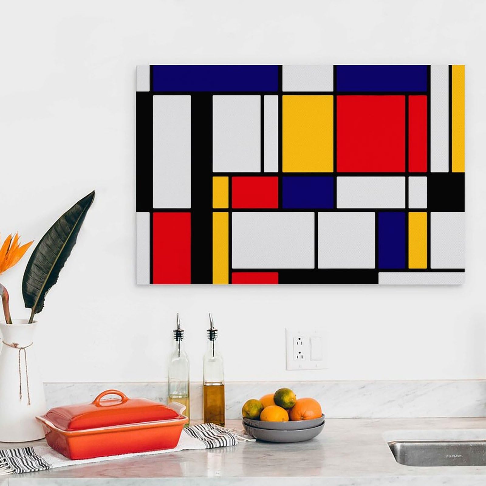 Amazon.co.jp: ピエト・モンドリアン ポスター モンドリアンのグリッド