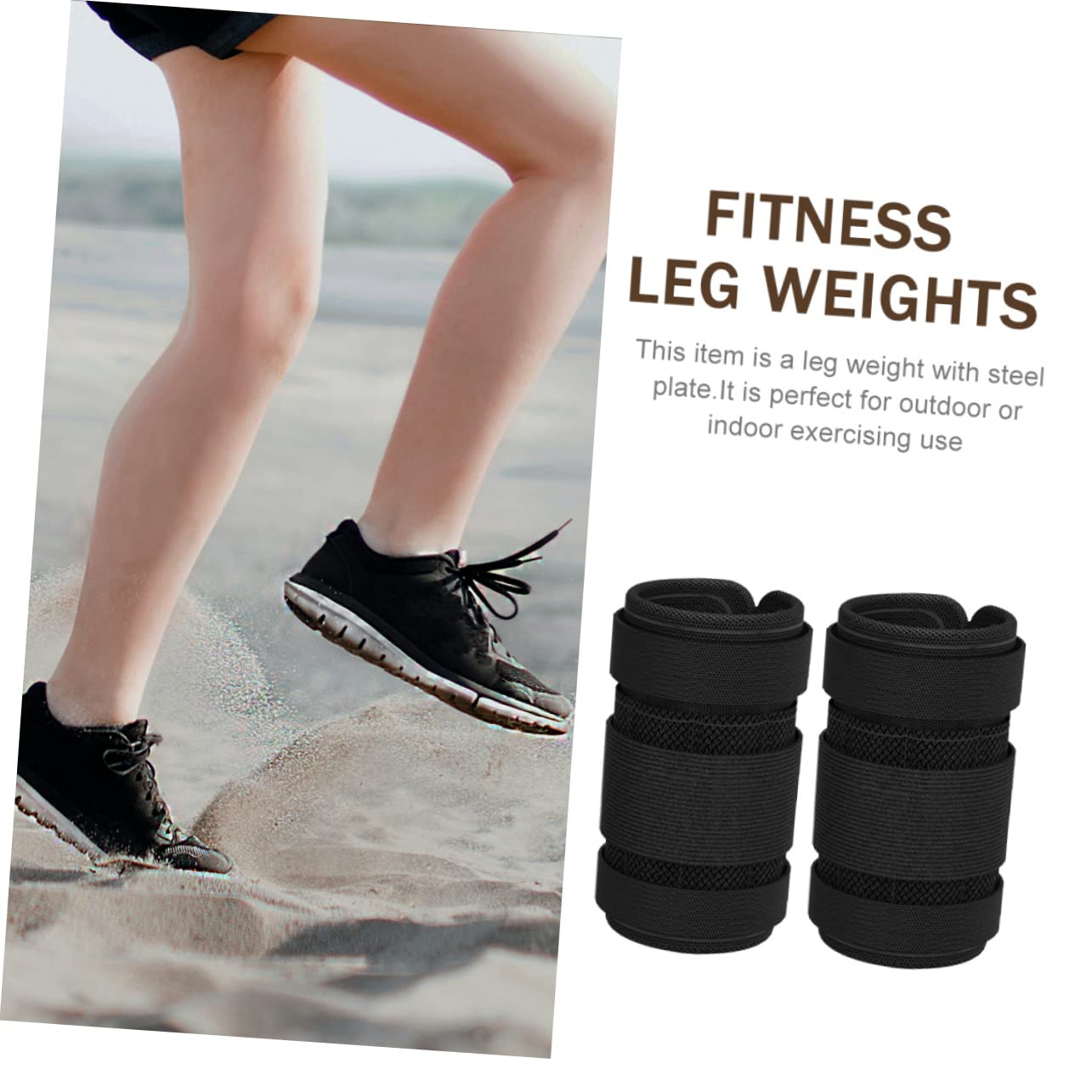 Gatuida Pesi Caviglia Regolabili con Piastra in per Allenamento Outdoor Fitness Jogging Passeggiate Traspiranti e Resistenti con Cuciture Rinforzate