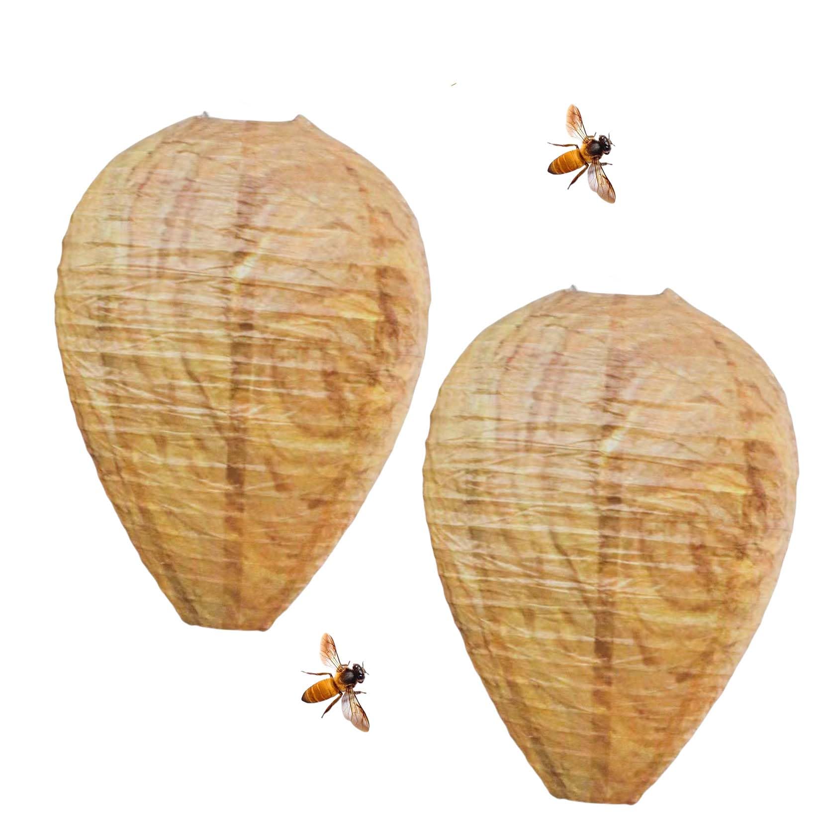 Amazon.co.jp: Tibemi ダミーハチの巣 2個セット 蜂 駆除 蜂よけ 22×28