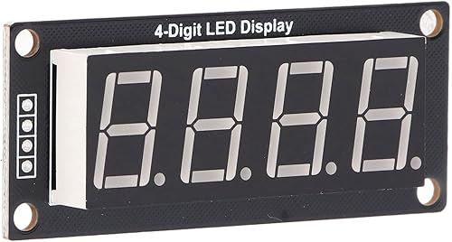 Vista 24 de 4 módulos de segmento digital Tm1637 Pantalla digital LED de 4 dígitos de 7 segmentos Pantalla digital LED de 0.56 pulgadas, pantalla de reloj