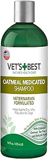Oatmeal Medicated Dog Shampoo, White, 16 oz.