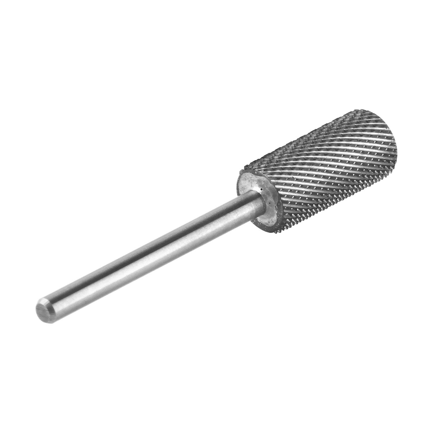 JCMaster Broca Cilíndrica de Carburo de Tungsteno Profesional Para Manicura Pedicura y Callosidades – Fresa Prémium Para Torno de Uñas - Decorado con Cristal - M
