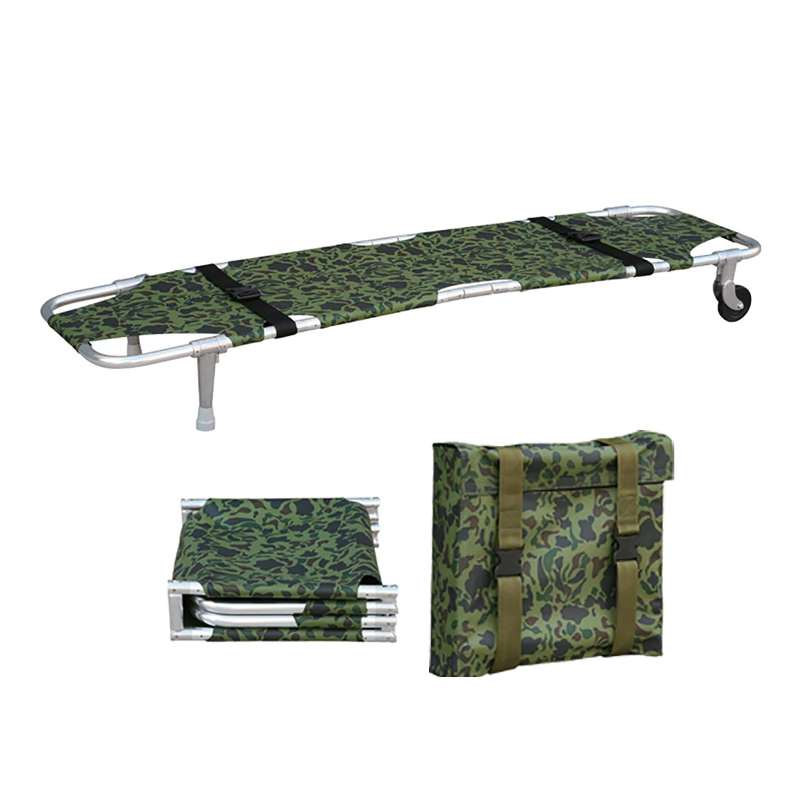 Écarteur pliable en aluminium, 2 roues et 2 pieds de support pouvant supporter 100 kg, convient pour les hôpitaux, les salles de sport et les ambulances