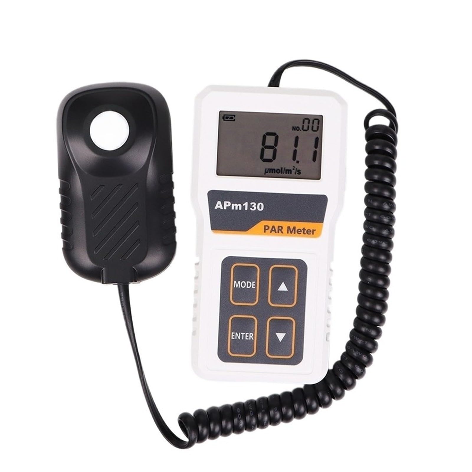 Misuratore PAR Digitale Con Sensore Impermeabile 400-700 Nm