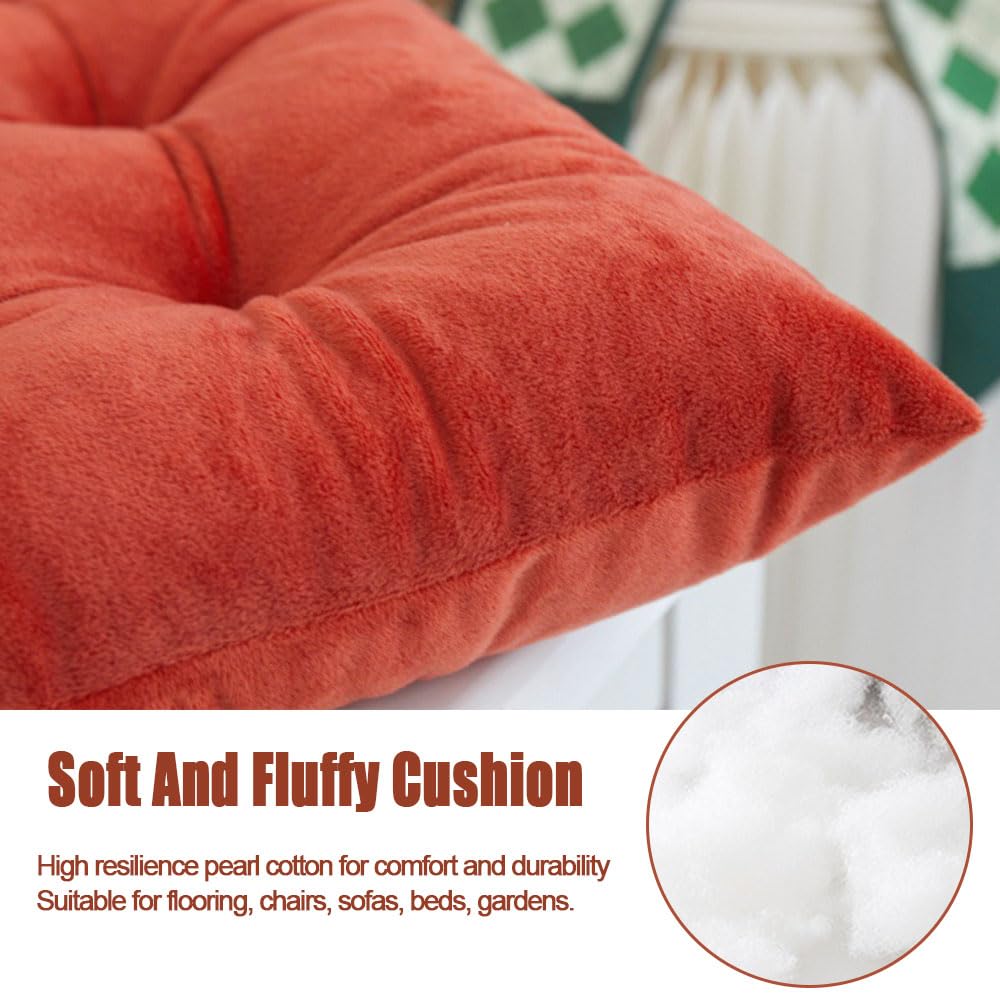 Surwin Coussin De Sol Coussin Chaise, 40x40cm Coussin Carré