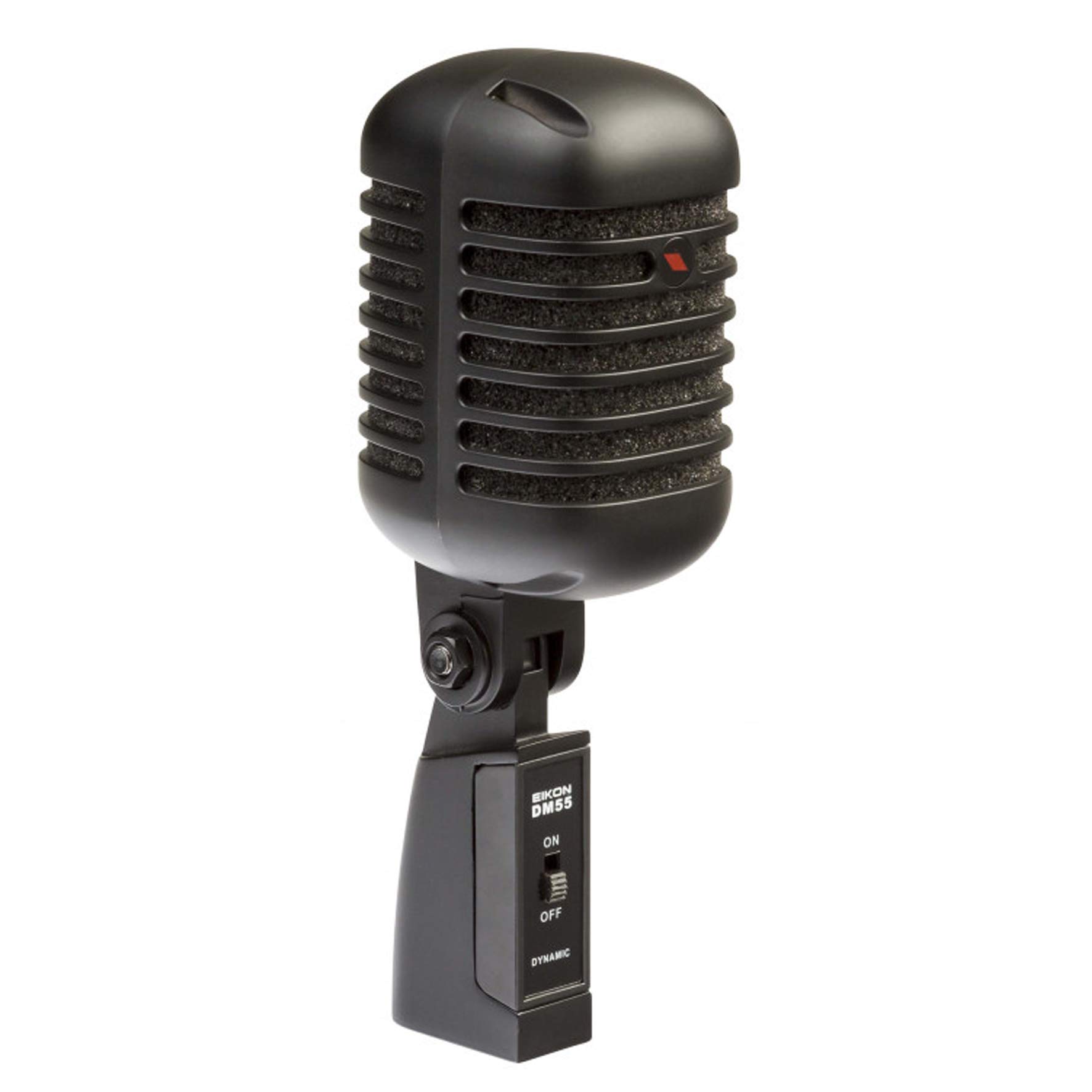 PROEL EIKON DM55V2BK - Professional Vintage Cardioid Dynamic Microphone in Metal, Satin Black Edition (EIKONDM55V2 BK)
