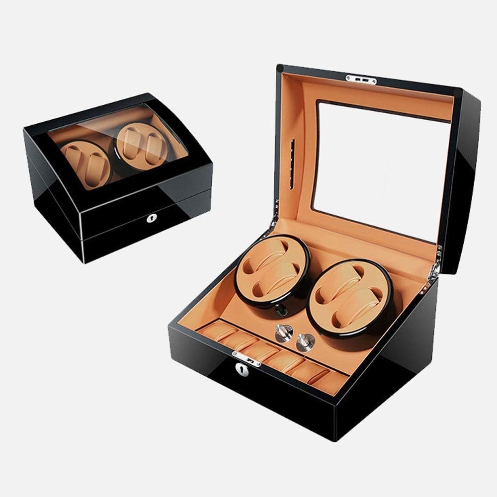 NZPOST Watch Winder Automatic Wooden Watch Winder 4+6 Storage Boxes for 10 Watch Winder for Automatic Watches