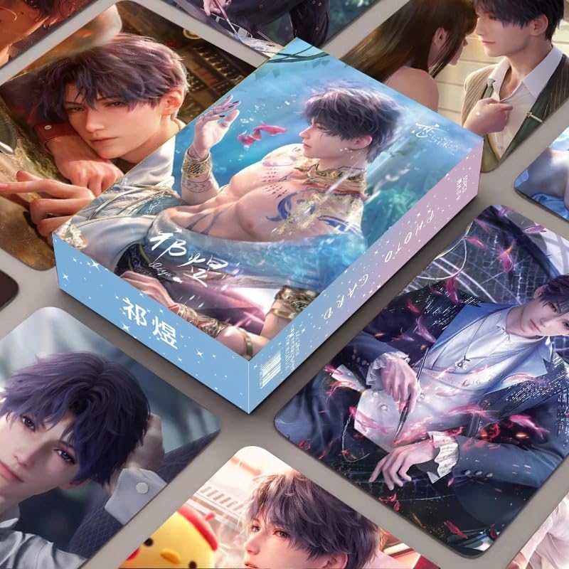 Rafayel Love and Deepspace Cards - 55-Piece Holographic Trading