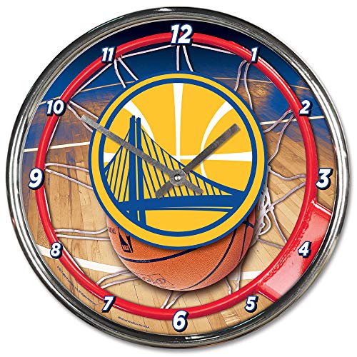 NBA Cleveland Cavaliers - Reloj de Pared Cromado (30,5 x 30,5 cm)