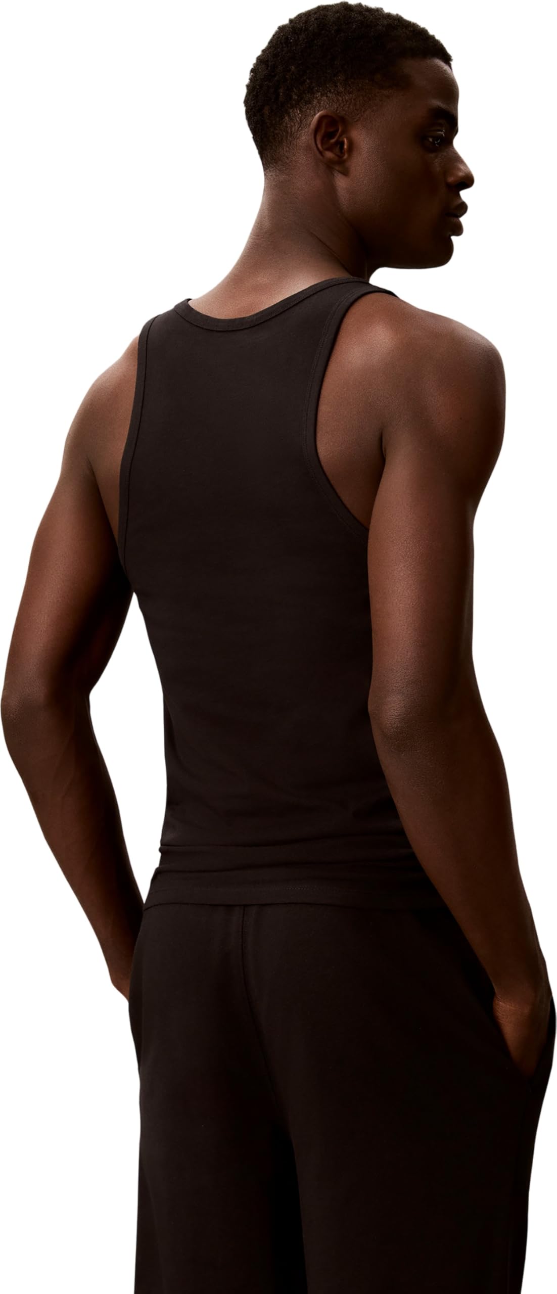 Calvin Klein Uomo Canotte Confezione da 3 con Scollo Rotondo